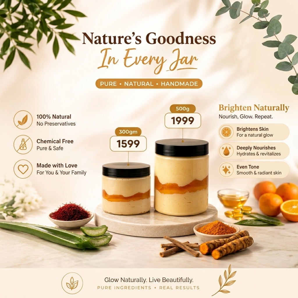 Zafrani Whitening Cream 300g – Skin Brightening And Mosturizing Face Cream For Smooth And Glowing Skin (Copy)